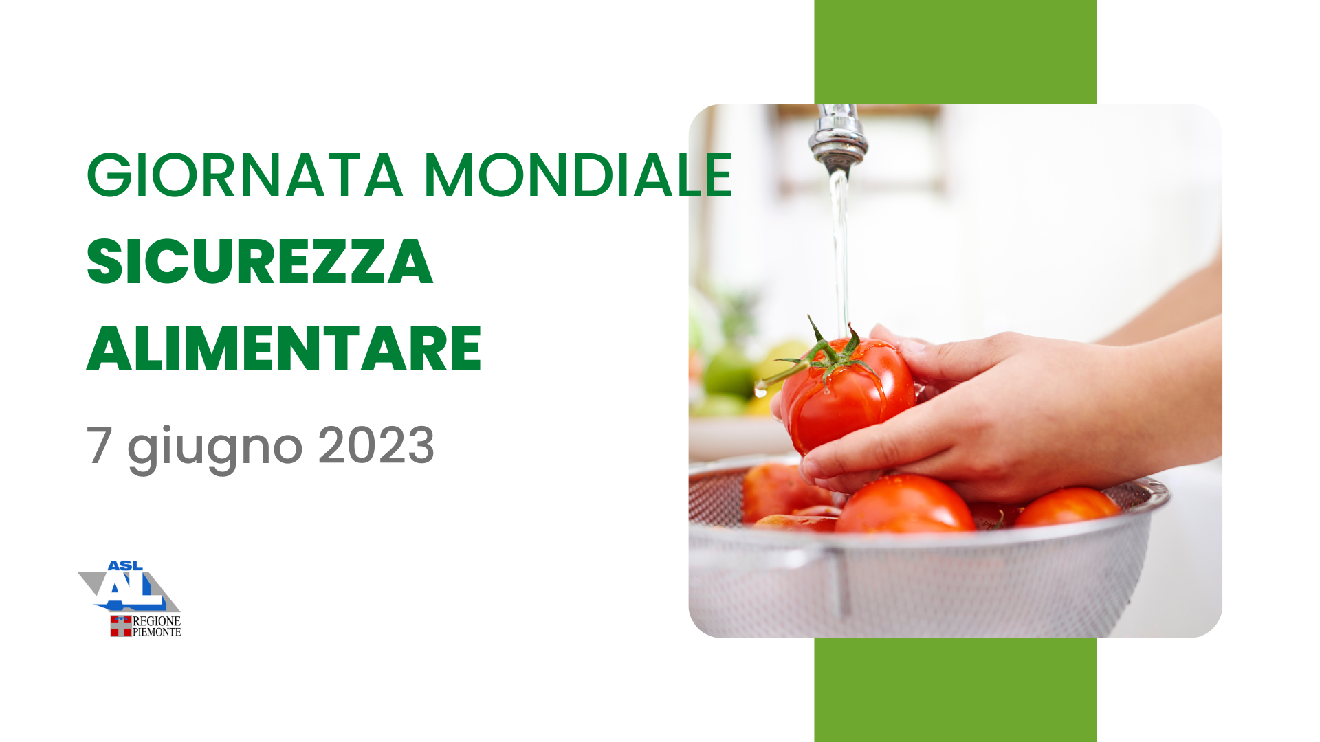 7 giugno 2023 - Giornata mondiale della Sicurezza Alimentare